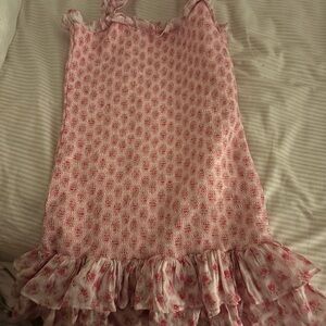Love shack pink flower dress